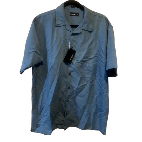 Ultra Club Men’s NWT Cabana Breeze Tropical Hawaiian Button Up Shirt size M - Picture 1 of 8